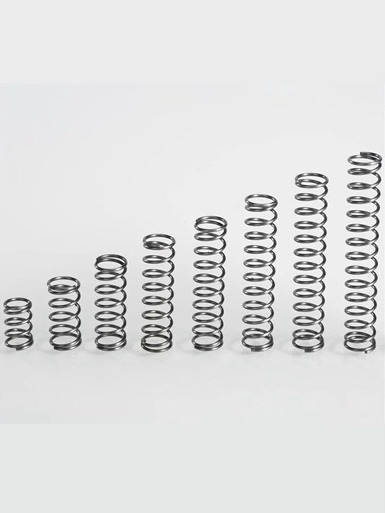 Compression Springs Steel 1mm Wire Diameter 5mm OD 10mm Length 10Pcs - Image 1